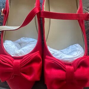 Janie and Jack Vibrant Red Shoes